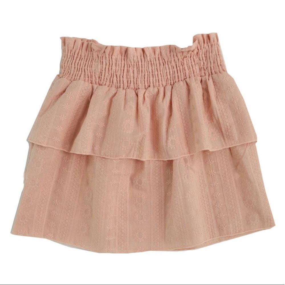 For All Seasons By Paper Crane Embroidered Skirt Size Large NWT